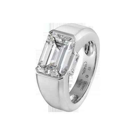 mens cartier diamond ring|cartier men's solitaire rings.